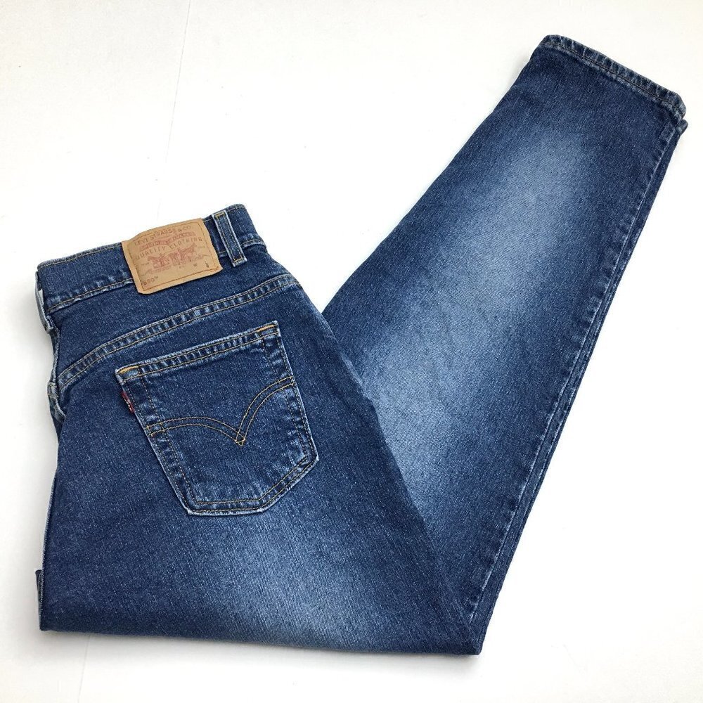 Vintage Levi's 550 Women's Jeans Relaxed Fit Taper Leg size 12P length 28"